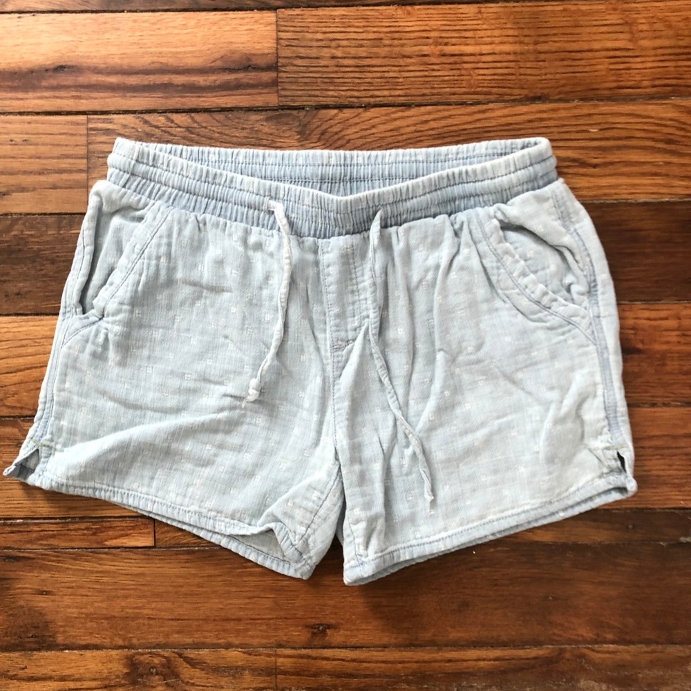 Hei Hei for Anthropologie Blue Cotton Shorts